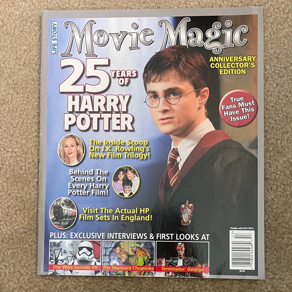 Movie Magic Harry Potter Anniversary Collector's Edition Magazine